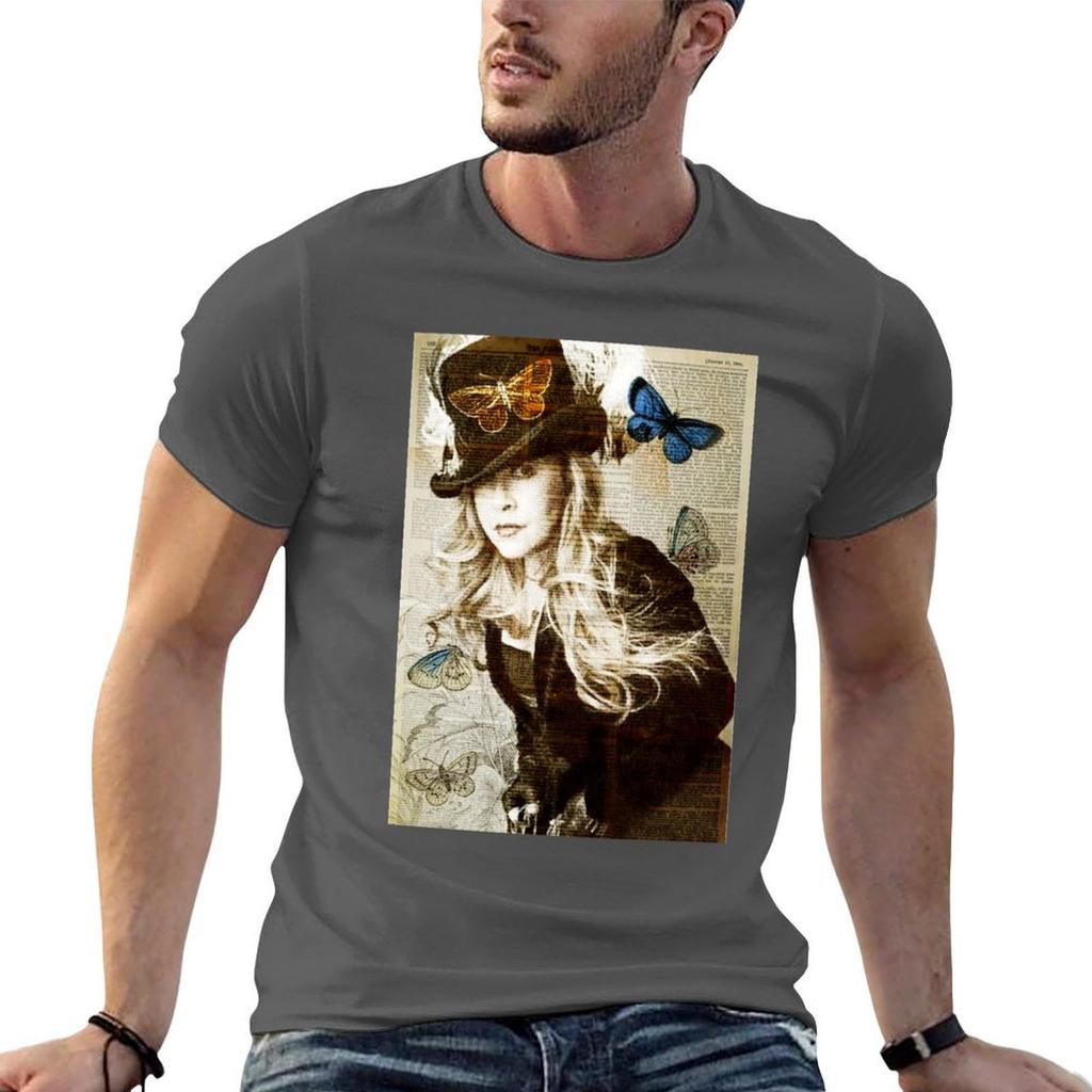 Stevie Nicks TShirt man t shirt designer man t shirt cotton TShirt