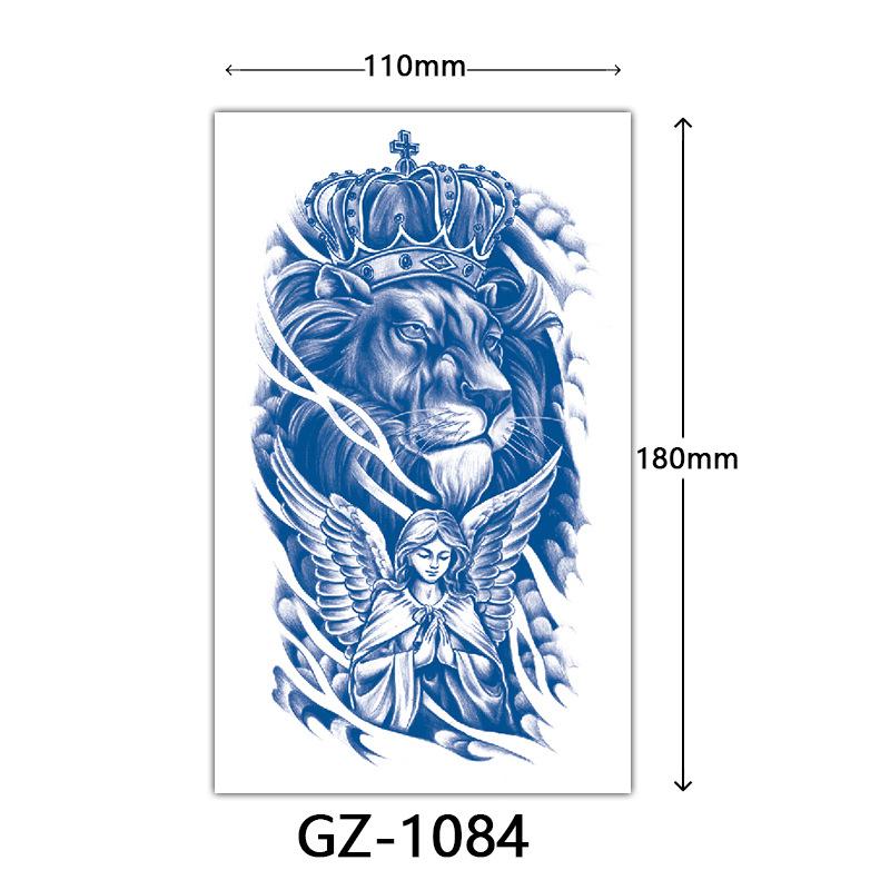 Соковые тату-наклейки, Растительные тату-наклейки, Полуперманентные тату-наклейки с английскими буквами Тату