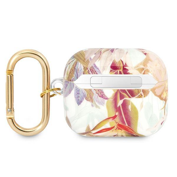 Etui do AirPods 3 Guess Flower Strap Collection Fioletowe