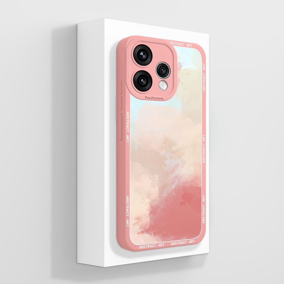 Чехлы Для OPPO Reno 15F 15 Pro Max Мультяшная Девушка-Кошка Ударопрочный Простой Защитный Корпус Для Камеры Для Reno15F Reno15ProMax Capa