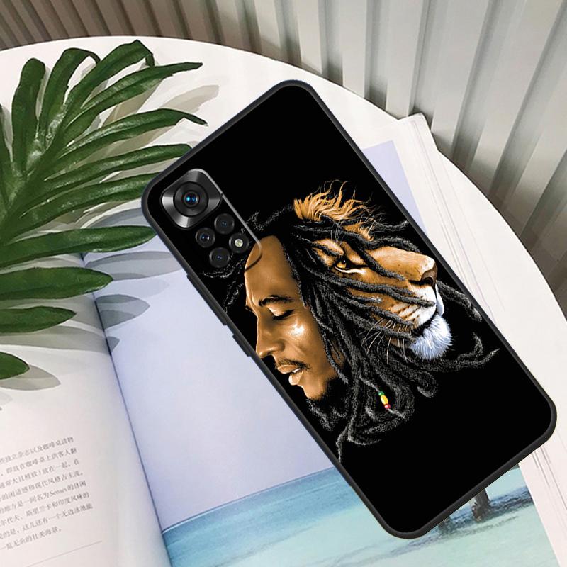 Bob Marley Singer Funda For Xiaomi Redmi Note 13 10 11 12 14 15 Pro Plus Case For Redmi 15C 12C 13C 14C 10C 15