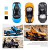 РУМ1:Масштаб 1:32 Модель автомобиля McLaren 600LT из сплава Световые и звуковые эффекты литая машинка Игрушки для мальчиков детские игрушки подарок на день рождения игрушки машинки игрушки для детей модель автомобиля машина