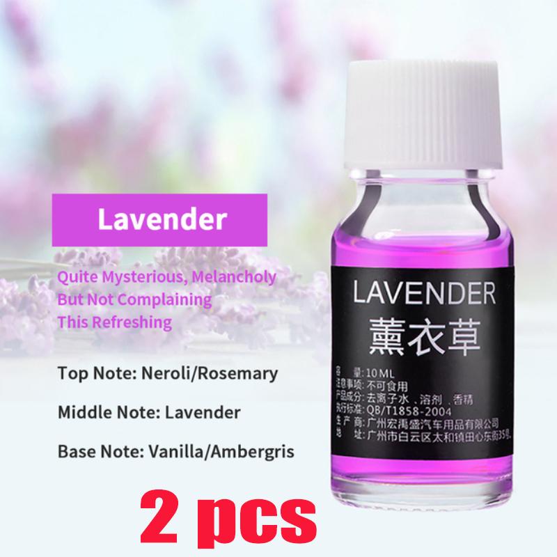 Car Fragrance Car Air Freshener Refill Liquid Perfume Essential Oil Natural Plant Aroma Diffuser Auto Interior Accessories 10ml