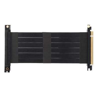 Удлинительный кабель PCIE 16X 270 градусов Черный провод для сетевого адаптера Высокоскоростной конвертер 8 Гбит/с