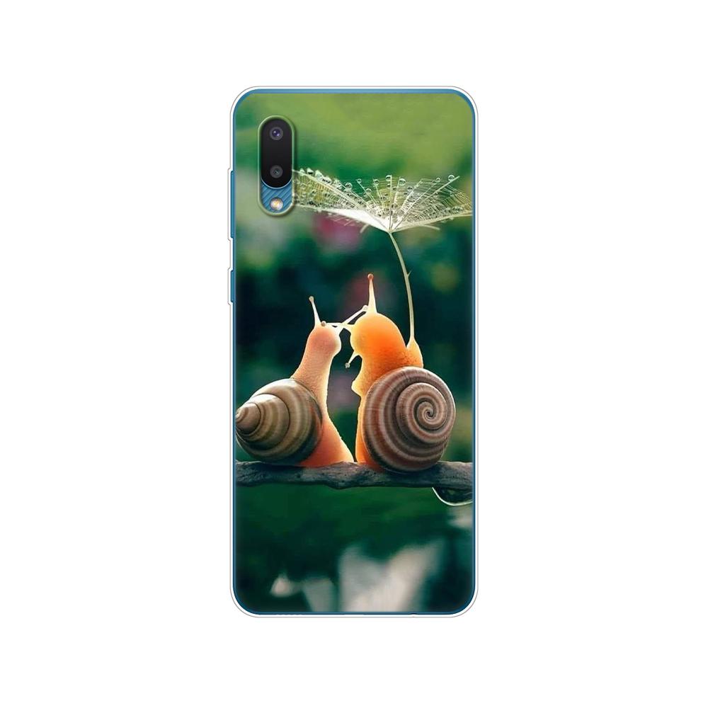 Чехол для Samsung A02 M02, мягкий силиконовый чехол из ТПУ для телефона Samsung Galaxy A02 Galaxy M02 SM-A022G a022, бампер 6,5 дюймов с цветком