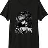 CYBERPUNK ВИРТУАЛЬНАЯ РЕАЛЬНОСТЬ ВИЗОР Премиум Футболка