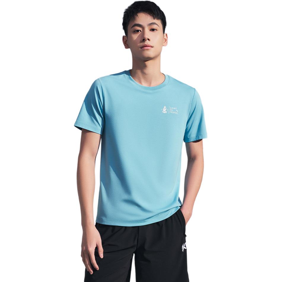 Men's T-Shirt Anta Basketball Collection T Shirt Men's Hibiscus Green