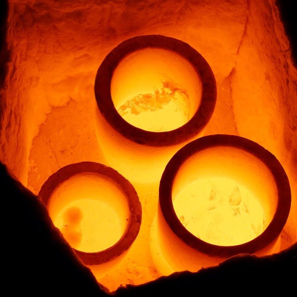 High Temperature Clay Furnace Cup Black Clay Crucibles  Aluminum Gold Silver Copper Brass