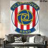FC Zbrojovka Brno Wall Hanging Printed Fabric Blanket Decorative Tapestries for Bedroom Living Room Home Decor