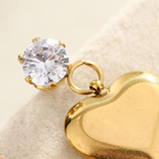 Женское ожерелье в форме сердца с подвеской из блестящих страз, инкрустированные серьги-подвески, не выцветающие свитера, ожерелье, ювелирные изделия в подарок