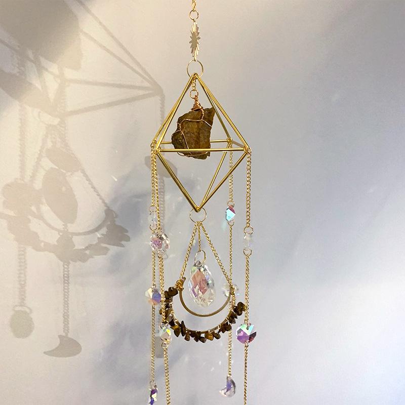 High Quality Natural Crystal Sun Catcher Crystal Sun Catchers Hanging Suncatche for Decoration