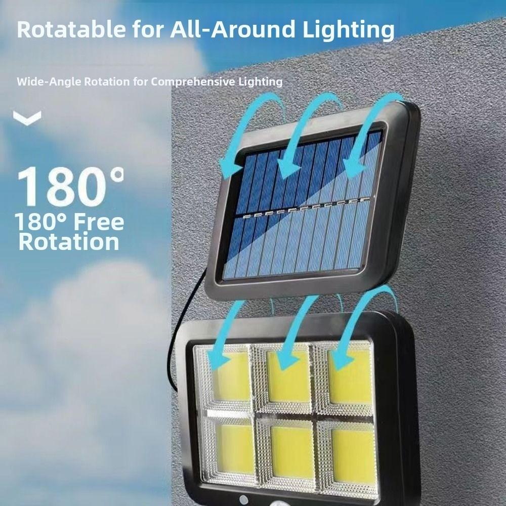 3 Mode Solar Wall Lamp Waterproof Emergency Worklight Motion Sensor Light Street Lighting