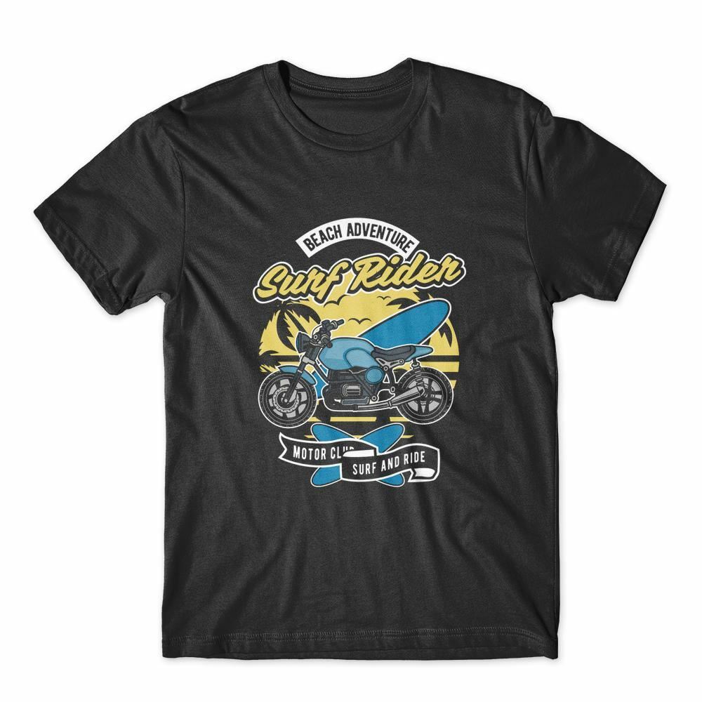 Футболка Surf Rider Motor Club 100% хлопок Премиум футболка НОВАЯ