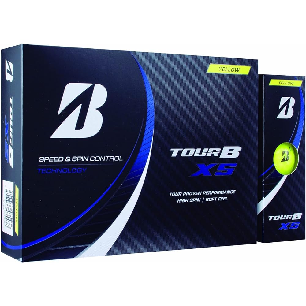 Мячи для гольфа Bridgestone Tour B XS Модель 2022 года Упаковка 12 шт.
