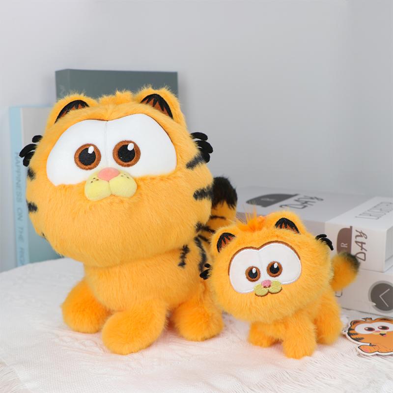 Cute Cartoon Orange Cat And Dog Plush Toy Set Soft Stuffed Animals Dolls Gifts For Kids