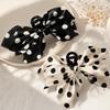 Elegant French Polka Dot Bow Hair Claw Non Slip Strong Grab Clip Women'S Back Of The Head Hairpin Weddings Hair Accessories