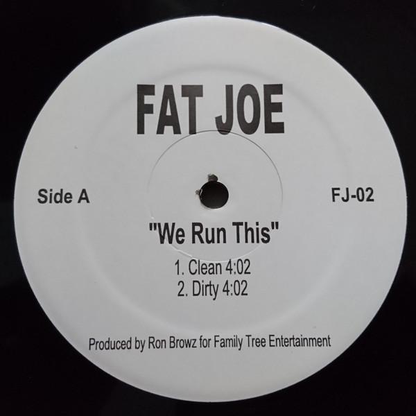 12-дюймовая пластинка FAT JOE - We Run This FJ02 Не на лейбле США Рэп и хип-хоп/R&B Б/У
