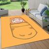 Himouto! Umaru‑chan2 Flannel Pattern Square Carpet,Area Rug,Carpet Rug for Living Room Bedroom Sofa Playroom Decor,Non-slip Floor Mat