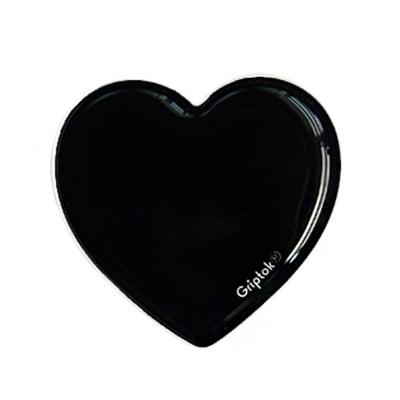 GripTok Black and White Heart SmartTok, черный как смоль, 1 шт.