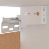 Lyon Corner Wall Mounted Cabinet in Sonoma Oak Finish 57 x 57 x 60 cm Engineered Wood