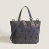 New Spring and Summer Women's Bag Geometric Diamond Bucket Bag Colorful New Handbag Bag Versatile Luminous Crossbody Bag