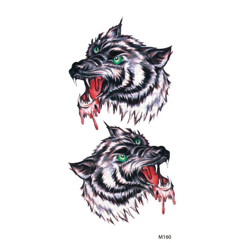 Customize Wolf Dragon Spider Scorpion Animal Temporary Tattoo Designs for Man