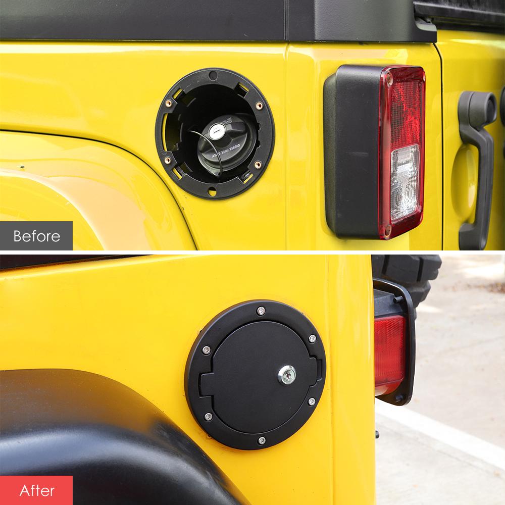 Крышка топливного бака из алюминиевого сплава ABS для Jeep Wrangler TJ 1997-2006
