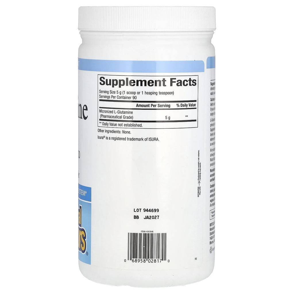 Undifferentiated L-Glutamine Powder, 5,000Mg, 454G(16Oz)