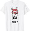 Alpaca with Glasses | Funny Saying Animal Love Llama Alpaca T-Shirt