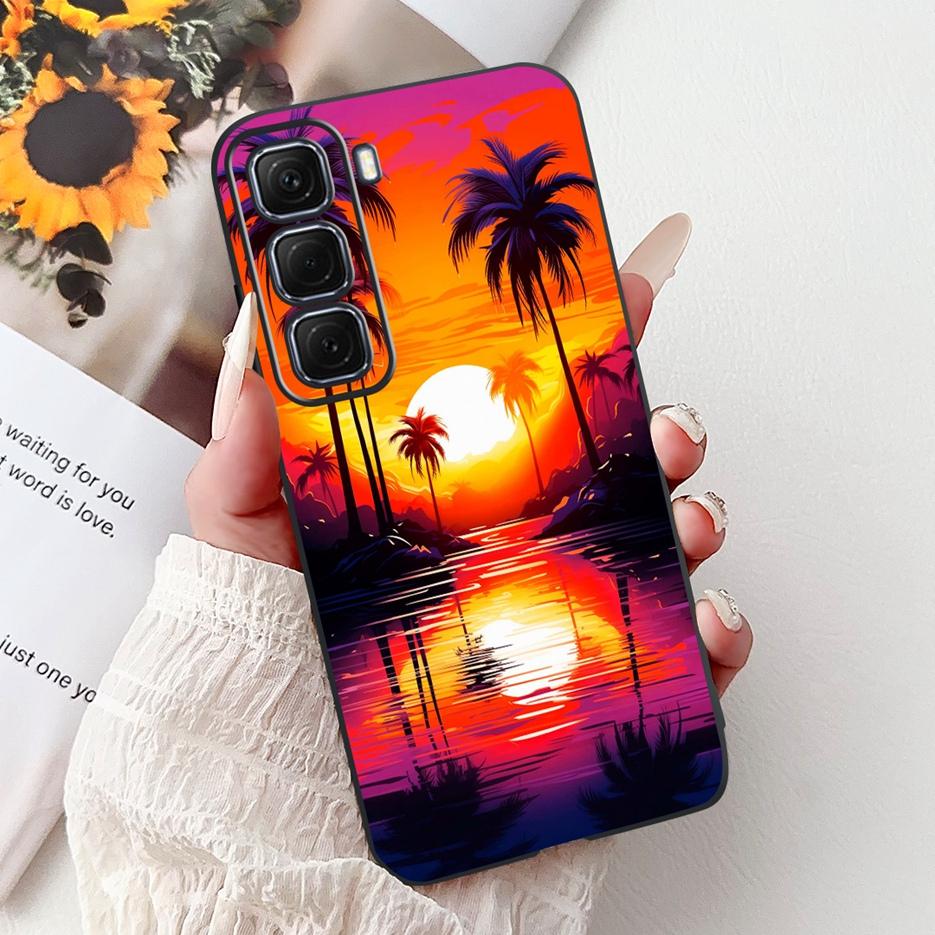 Чехол для Infinix Hot 50 Pro Plus X6880 Милый чехол-рыбка Кои Мягкий ТПУ Чехол для телефона Для Infinix Hot 50 Hot50 Pro 4G X6881 X6882 Сумки