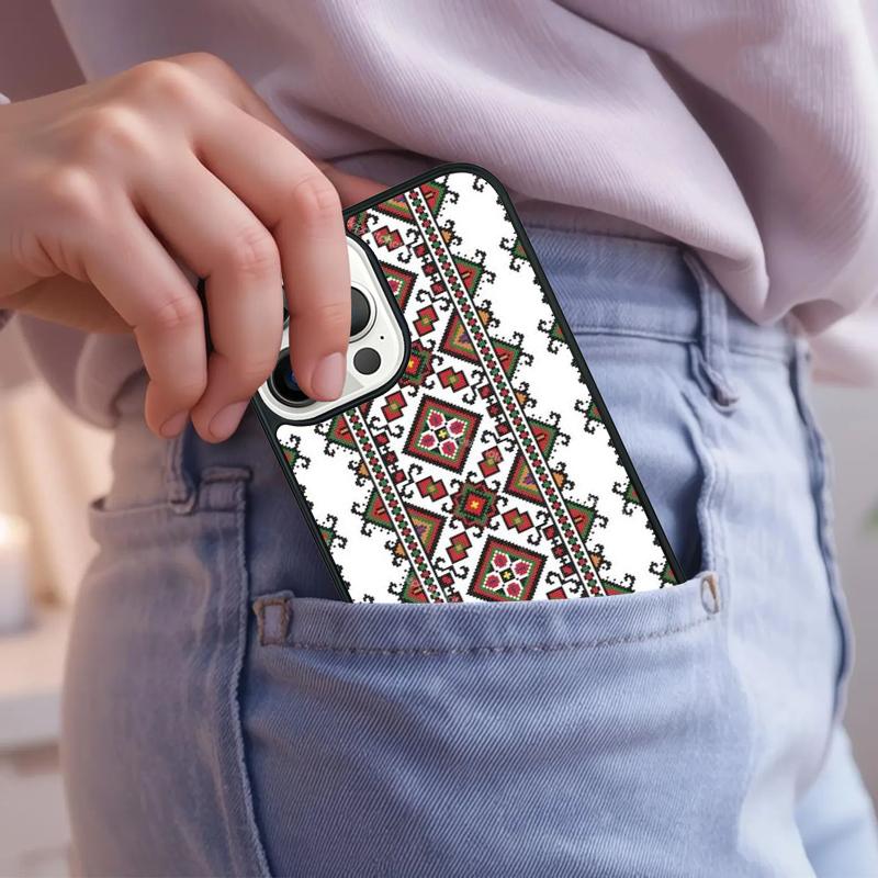 Ukrainian Pattern Phone Case For iPhone 17 Air 15 16e 14 13 Pro Max Coque 12 11 Pro Max PLUS cover