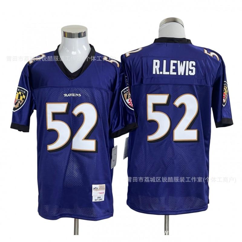 Baltimore Ravens Retro NFL Football Jersey Unisex Adult Sportswear Fall Winter