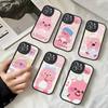 Милый чехол L-loopy из твердой кожи для iPhone 14 13 16 Mini 15 14 11 12 Pro Max Plus Fundas