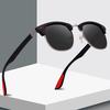 Classic Half Metal Polarized Sunglasses Men Women Brand Designer Semi Rimless Frame Sun Glasses Uv400 Gafas Oculos De Sol