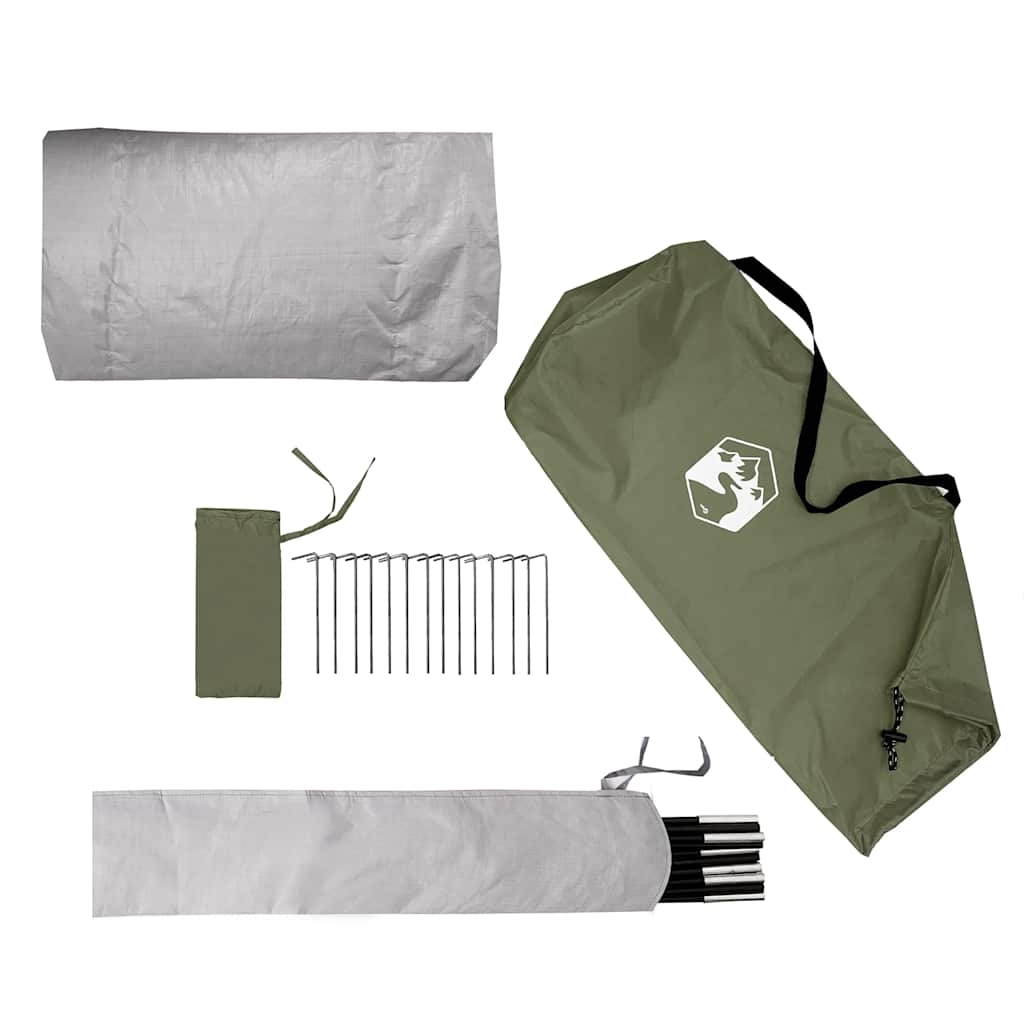 2 Person Camping Tent Olive Green Waterproof