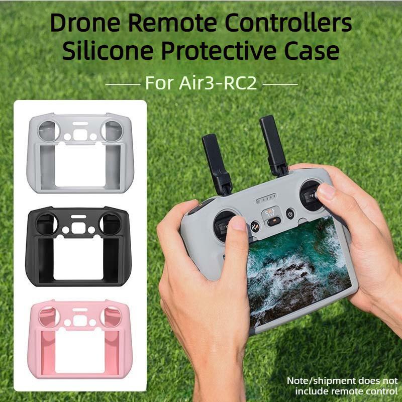 For DJI MINI 4Pro Drone Remote Controller Silicone Cover Soft Silicone Case for Drone AIR3 RC1 RC2 RC-N1/2