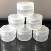 10Pcs Portable Refillable Bottles Travel Face Cream Lotion Cosmetic Container Plastic Empty Makeup Jar Box 10g 20g 30g 50g Travel Accessories