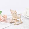 1/12 кукольный домик миниатюрный деревянный мини-качалка модель игрушечная мебель аксессуары