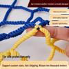 Colored Safety Perimeter Netting for Tennis Courts, Playgrounds, and Climbing Areas: Protective Fall Prevention Net
