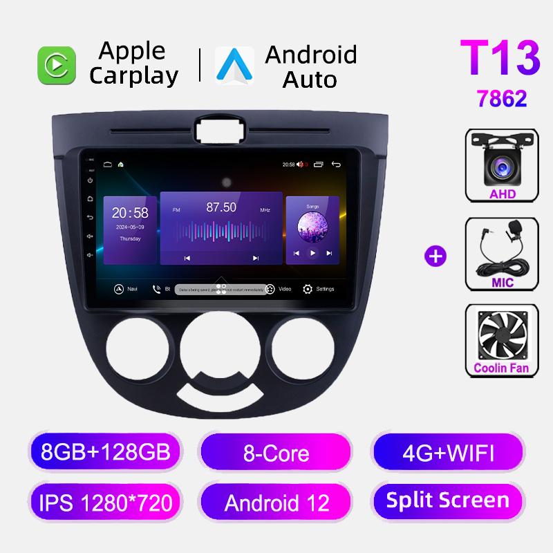 2 Din Android Car Radio Carplay для Chevrolet Lacetti J200 Buick Excelle Hrv Daewoo Gentra 2 Автомагнитола Мультимедийный Плеер GPS HU