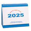 2025 Small Desk Calendar Standing Flip Desktop Calendar Monthly Planner Time Management Organizer for Home Office School