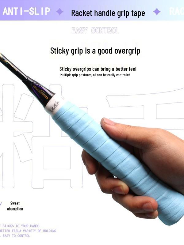 Grip 102c Противоскользящая Впитывающая пот Обмотка для Бадминтонной Ракетки - Прочный Дизайн из Молочного Клея