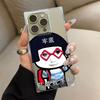 Ice Crystal Cube Mobile Phone Case for Iphone14pm Couple for Apple Mobile Phone Case High-end Cartoon Trend Transparent