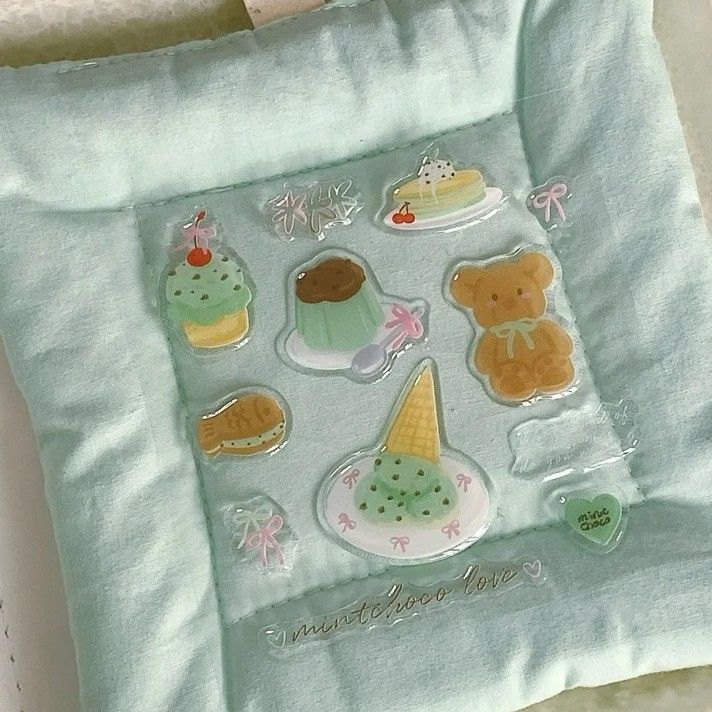 Милый торт пруд желаний 3D рельефная смоляная наклейка чехол для телефона для девочки ноутбук прозрачная желейная наклейка канцелярские товары блокнот DIY украшение