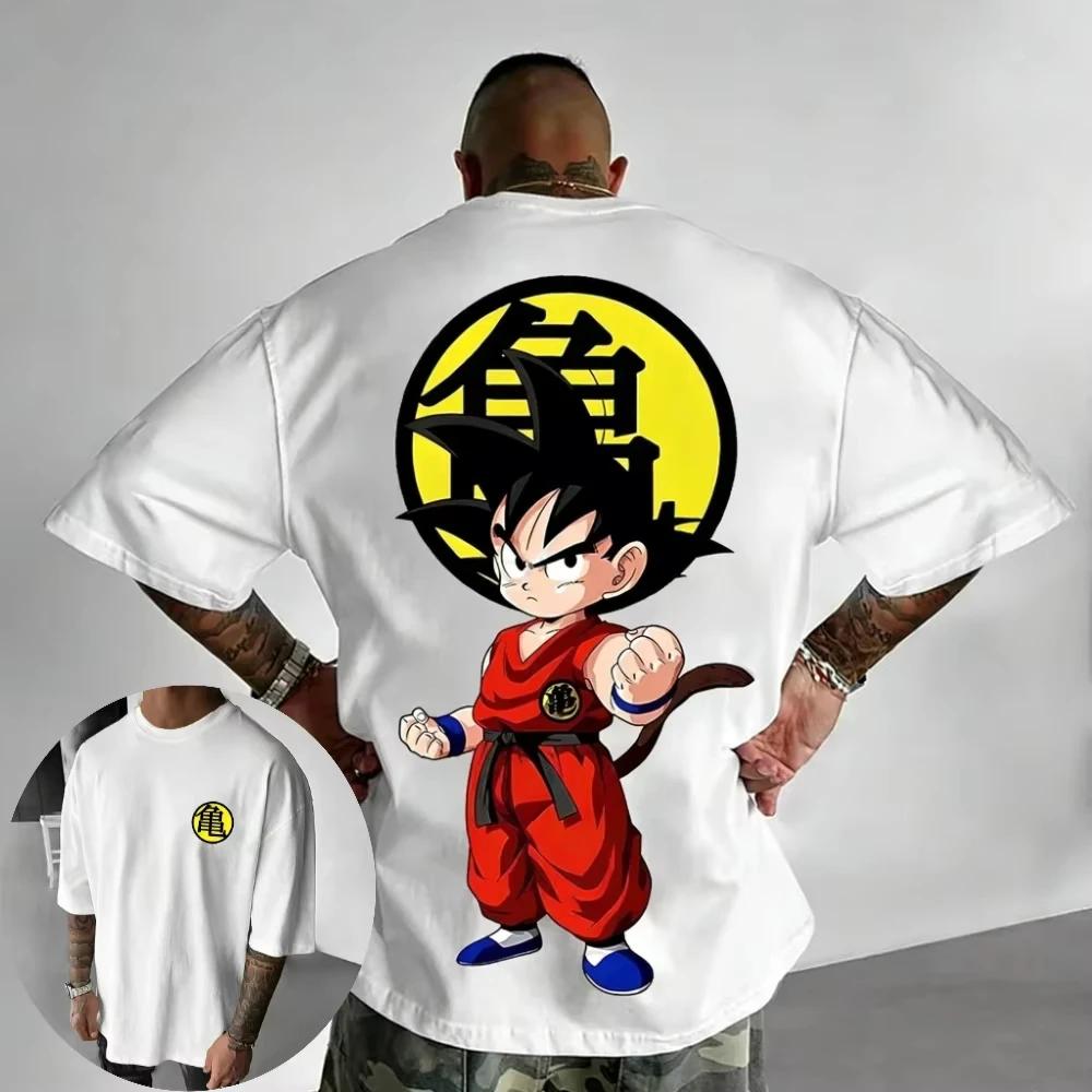 Dragon Ball Z Men's and Women's T-Shirts Son Goku Anime Tee 2026 Summer New Boy's Short Sleeves T-shirts