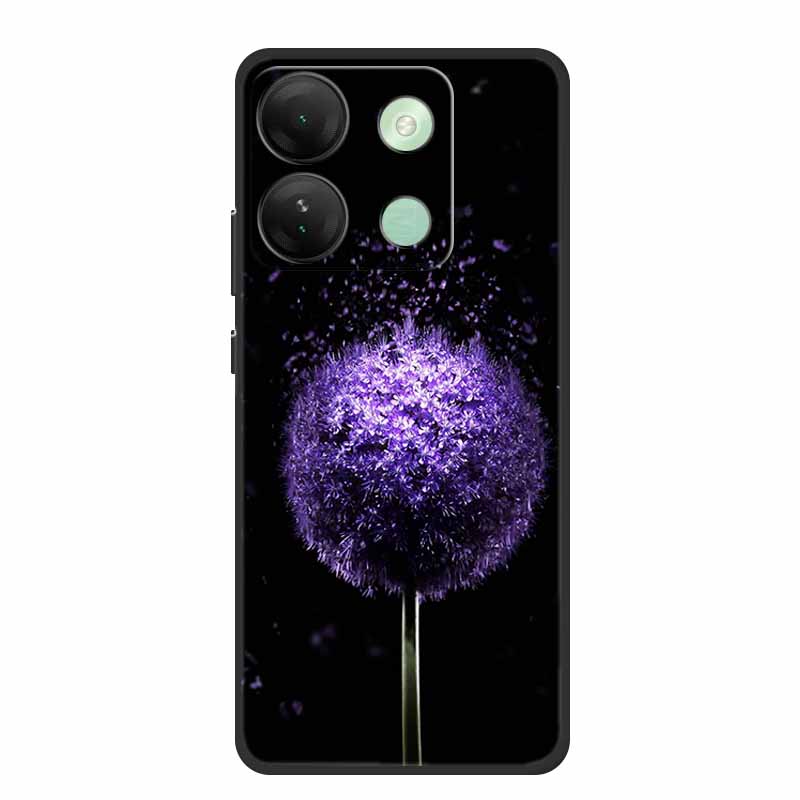 Чехол для телефона для Infinix Smart 7 HD Задняя крышка Черный силиконовый Ударопрочный Мягкий Funda для Infinix Smart 7 Plus Чехол 7Plus Coque