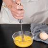 Stainless Steel Semi-Automatic Egg Beater Whisk Non-Stick Hand Push Mixer Tool for Cooking Kitchen Home Manual Rotating Egg Shaker Blender