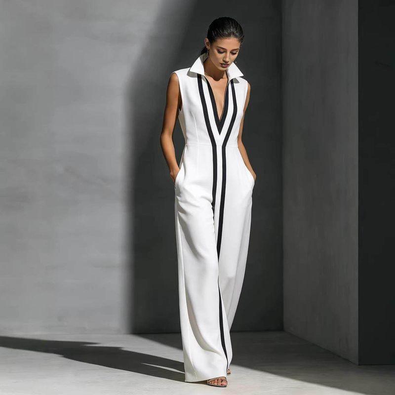Summer New Sleeveless Slim Fit Stand up Collar Dress