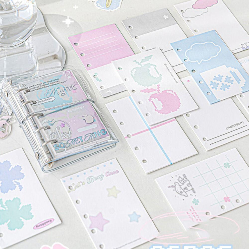 Портативный карманный блокнот M5, блокнот-ежедневник, книга для записей, блокнот на кольцах, для мальчиков и девочек