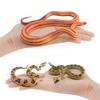 Simulated Reptile Snake Model Corn Snake Rattlesnake Red-Tailed Snake Tricky Desktop Static Ornament Toy
